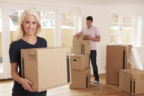 A professional team managing commercial moves in Finsbury Park.
