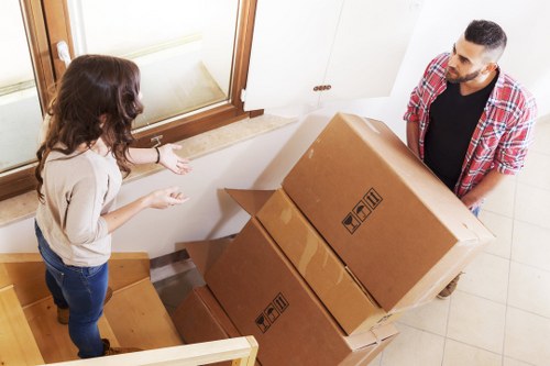 Expert packing team ensuring safety and efficiency during a move.