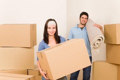 Professional moving team planning a relocation in Finsbury Park