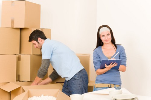 Professional moving truck service vehicle in Finsbury Park